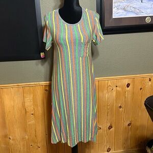 LuLaRoe striped dress
